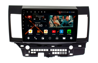 Штатная магнитола Mitsubishi Lancer X 2007-2015 (10 дюймов) на Android 11, DSP, 4G, IPS / QLED 2K, Carplay - Cardrox CD-4042