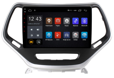 Штатное головное устройство JEEP Cherokee 2014+ на Android 6.0 Carmedia NM-110-MTK