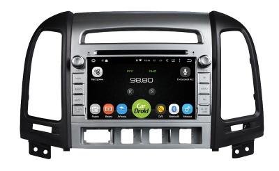 Штатная магнитола Roximo CarDroid RD-2001 для Hyundai Santa Fe 2010-2012 (Android 10) 4 кнопки