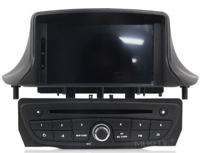 Штатное головное устройство RENAULT Megane III 2009+, Fluence 2010+, черный на Android 10 Carmedia MKD-7093-P6