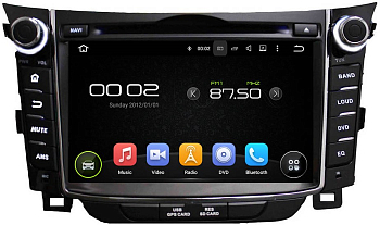 Штатная автомагнитола Android 9.0 Carmedia KD-7028-P30 для Hyundai i30 2012+