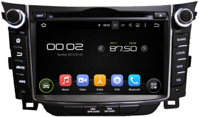 Штатная автомагнитола Android 9.0 Carmedia KD-7028-P30 для Hyundai i30 2012+