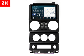 Автомагнитола штатная с 2K экраном Redpower 75414 на Android 10 для Jeep Wrangler 3-поколение JK (08.2006-07.2010) 4 двери