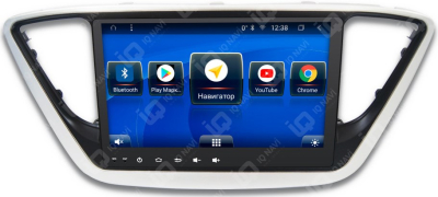 Автомагнитола на Android 8.1.0 IQ NAVI T58-1617 Hyundai Solaris II (2017+)