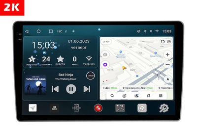 Автомагнитола штатная с 2K экраном RedPower 71227 Slim на Android 10 для Nissan X-Trail 1-поколение T30 (07.2003-07.2007)