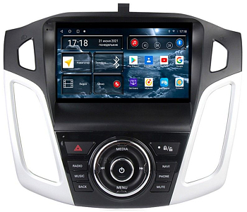 Автомагнитола штатная с 2K экраном RedPower 71450 Slim на Android 10 для Ford Focus 3-поколение (01.2010-10.2019)