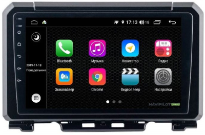 Штатное головное устройство Suzuki Jimny NEW (2019-) 9 дюймов на Android 10 NaviPilot NPD10L-WTG-SZ981-09