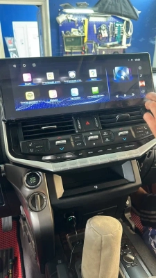 Магнитола для Toyota Land Cruiser 200 2007-2015 top на Android 12 - Carmedia ZH-T1602