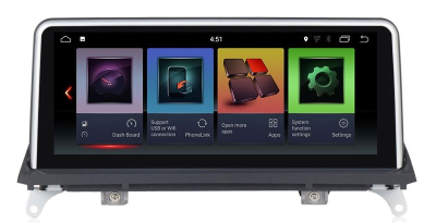 Штатная автомагнитола BMW X5 E70 2010-2013 и X6 E71 2012-2014 CIC Carmedia XN-B1002H-Q6 Android 10