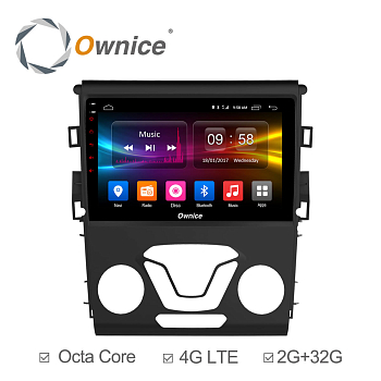 Штатная магнитола Ownice C500+ S9205P для Ford Mondeo 5 (Android 6.0)
