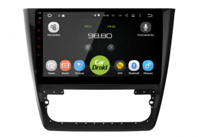 Штатная магнитола CarDroid RD-3204F для Skoda Yeti (Android 10) Штатная магнитола CarDroid RD-3204F для Skoda Yeti (Android 10)