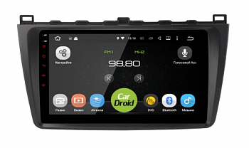 Штатная магнитола CarDroid RD-2415F для Mazda 6, 2009 (Android 10)