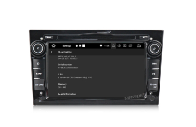 Штатное головное устройство Opel Astra H, Vectra С, Corsa D, Antara, Vivaro, Meriva, Zafira (черный лак) на Android 10 Carmedia MKD-7408-P30-b