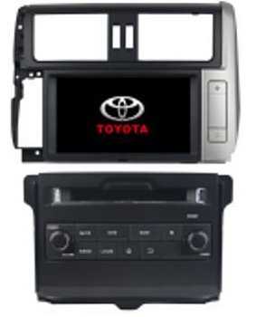 Штатная автомагнитола TOYOTA LC PRADO 150 2009-2013 серебро Carmedia KD-8415-P5-32 Android 10 DSP