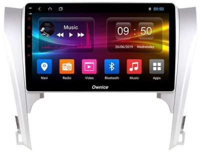 Штатная магнитола для Toyota Camry 2011-2014 V50 на Android 10, DSP, HDMI, Интерьерная подсветка - Carmedia OL-1607-D