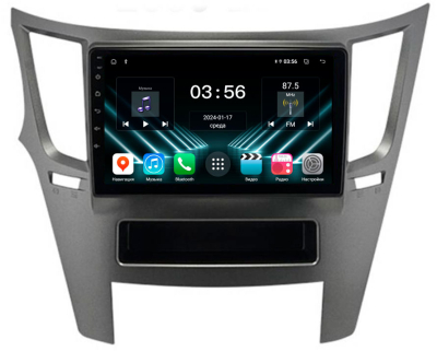 Штатная магнитола для Subaru Legacy 2009-2014, Outback на Android 13 - FarCar (D/DX061M серебро)