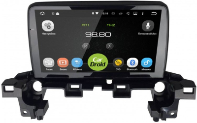 Штатная магнитола Roximo CarDroid RD-2420D для Mazda CX-5 2017 (Android 9.0) DSP с джойстиком