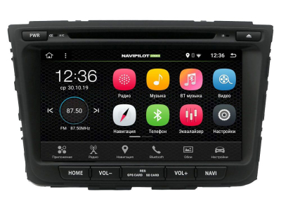 Штатное головное устройство Hyundai Creta (2016+) 8 дюймов DVD на Android 7.1.1 NaviPilot DROID7L NPD7L-TA-HY9356-08