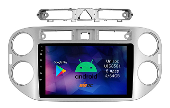 Штатная магнитола для Volkswagen Tiguan, 2007-2011 на Android 14 - Airoc RMN-3704