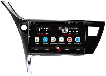 Штатная магнитола VOMI AK353R10-MTK-LTE-4-64 для Toyota Corolla 2017-2019 E180 (рестайлинг, без часов на родной панели) на Android 10