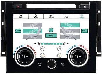 Цифровая LCD-панель управления климатом для Range Rover Vogue 2012-2016 (CD привод остается) - Radiola