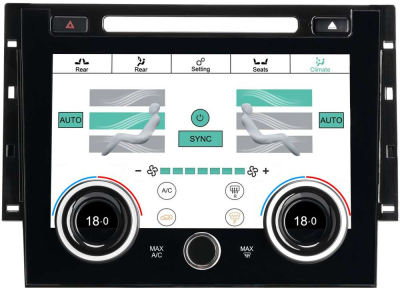 Цифровая LCD-панель управления климатом для Range Rover Vogue 2012-2016 (CD привод остается) - Radiola