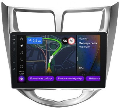 Мультимедийная система Яндекс.Авто YA-HD08-1B для Hyundai Solaris 2010