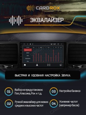 Штатная магнитола Toyota Alphard H10 2005-2008 рестайлинг (для авто без камеры и усилителя) на Android 11 - Cardrox CD-4366M Штатная магнитола Toyota Alphard H10 2005-2008 рестайлинг (для авто без камеры и усилителя) на Android 11 - Cardrox CD-4366M