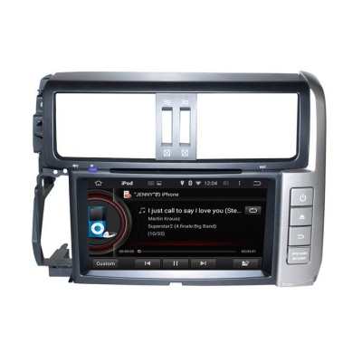 Штатная автомагнитола Android 9.0 Carmedia KD-8015-P30 для Toyota Land Cruiser Prado 150 2009-2013 (серебро)