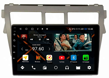 Штатная магнитола Toyota Belta 2005-2012, Yaris Sedan 2006+, Vios 2007+ на Android 11 - Cardrox CD-4839M