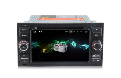 Штатное головное устройство Ford Focus 2, Transit, C-Max, Fusion (230х120мм) черная на Android 10 Carmedia MKD-F745B-P30