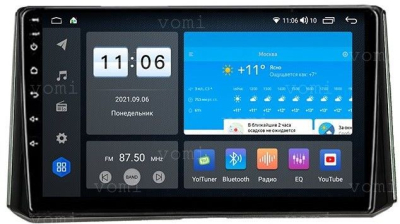Штатная магнитола VOMI ZX519R10-7862-LTE-4-64 для Toyota Corolla E210 11.2018+ 1.6T Стандарт на Android 10