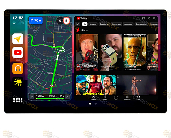 Штатная магнитола Mitsubishi Outlander/Airtrek 2002-2009 на Android 10, DSP, 4G, IPS, Carplay - Cardrox CD-4285-13 (11-13 дюймов)