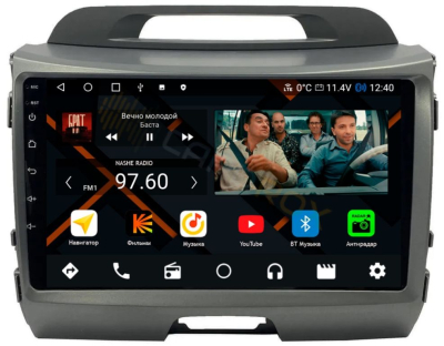 Штатная магнитола Kia Sportage 3 2010-2015 (для авто без усилителя Infinity) на Android 11, DSP, 4G, IPS / QLED 2K, Carplay - Cardrox CD-4020