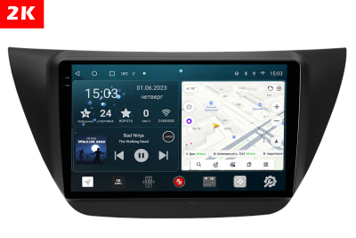 Автомагнитола штатная с 2K экраном Redpower 75036 на Android 10 для Mitsubishi Lancer IX (2000-2010)