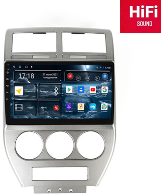 Автомагнитола штатная Redpower 75417 на Android 10 для Jeep Compass 1-поколение MK (01.2006-06.2011)