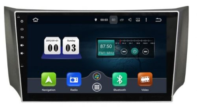Штатное головное устройство для Nissan Sentra 2014+, TIIDA 2015+ на Android 8.0 Carmedia KDO-1062