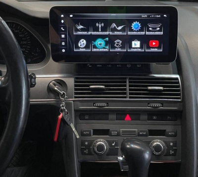 Магнитола Audi A6 2008-2011 3G на Android 11, 4G, Carplay - Parafar PF7948QHD3G