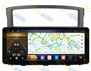 Штатная магнитола 12-14,6" для Mitsubishi Pajero IV 2006-2015 (V97/V93) (стиль LUX ONE) - Carmedia EW-9566