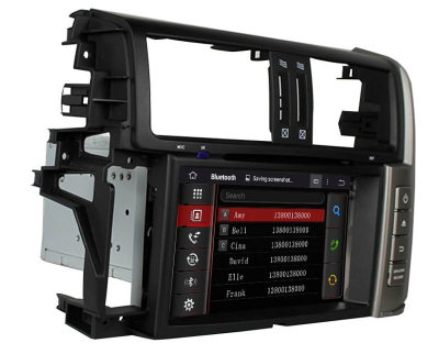 Штатное головное устройство для Toyota LC Prado 150 2009-2013 на Android 9.0 Carmedia KD-8015-P5 серебро