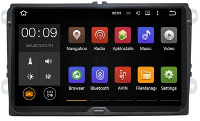 Штатная магнитола Roximo 4G (2K) RX-3711 для Volkswagen, Skoda 9 (Android 13)