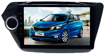 Штатная магнитола для Kia Rio, K2 2011-2017 LeTrun 1828-3150 9 дюймов (крутилки) NS 2+16 Gb MTK-L Android 10.x DSP ++