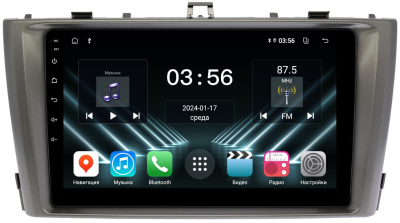Штатная магнитола для Toyota Avensis 2009-2015 на Android 13 - FarCar (D/DX1224M графит)