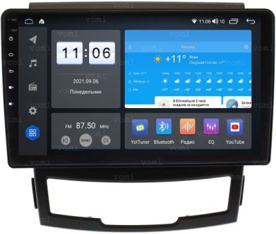 Штатная магнитола VOMI ZX525R9-7862-LTE-4-64 для SsangYong Actyon 2011-2013 на Android 10