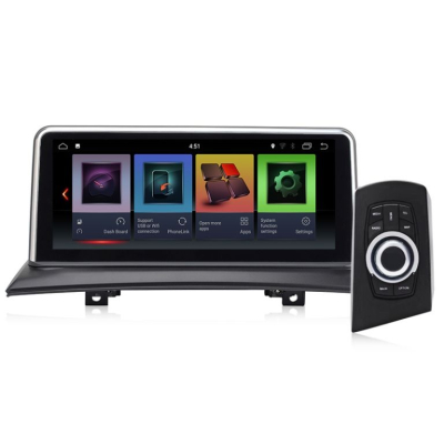 Штатная автомагнитола Bmw X3 e83 (2004-2009) джойстик в комплекте Carmedia MKD-B1024 Android 8.1 DSP