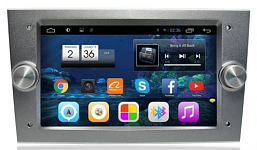 Штатное головное устройство Android 7.1 Carmedia DAOB-8711 для Buick ,  Opel Astra H, Vectra С, Corsa D, Antara, Vivaro, Meriva, Zafira (темно серый)