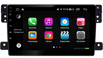 Штатное головное устройство Suzuki Grand Vitara (2005-2014) 9 дюймов на Android 10 NPD10L-WTG-SZ053-09