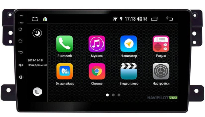 Штатное головное устройство Suzuki Grand Vitara (2005-2014) 9 дюймов на Android 10 NPD10L-WTG-SZ053-09