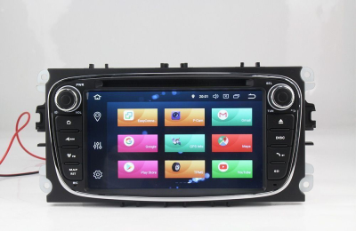 Штатная автомагнитола Ford Focus II, Mondeo, S-Max, Galaxy, Tourneo, Transit connect черный Carmedia MKD-F746B-P5 Android 10 DSP