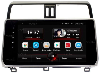 Штатная магнитола VOMI AK362R10-MTK-LTE-4-64 для Toyota Prado 150 2017+ на Android 10